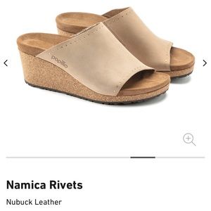 Birkenstock Namica Papillo Wedges - Sandcastle